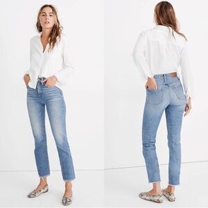 Madewell The Perfect Vintage Jeans Blue 24 Raw Hem